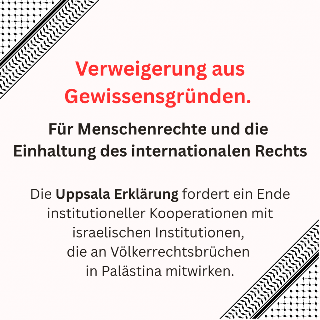 Sharepic Verweigerung aus Gewissensgründen